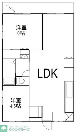ヴェルドミール南柏B棟の物件間取画像